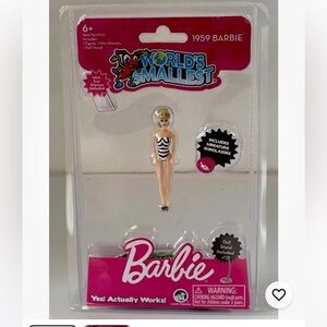 1959 Barbie Worlds Smallest Mini Barbie Doll NEW Sealed